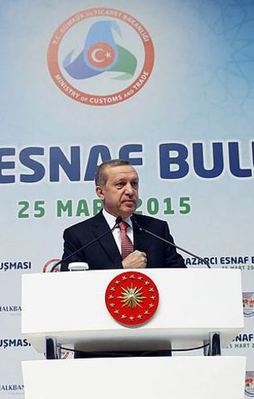 Cumhurbaşkanı Erdoğan esnafla buluştu