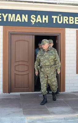 Süleyman Şah'a ilk ziyaretçi sürprizi