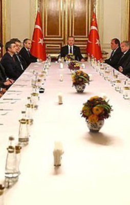 Erdoğan kaptanlarla bir araya geldi