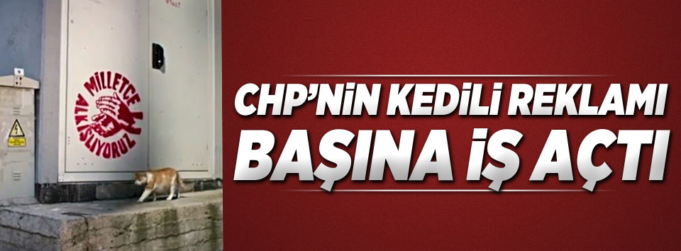 CHP'nin reklamına suç duyurusu