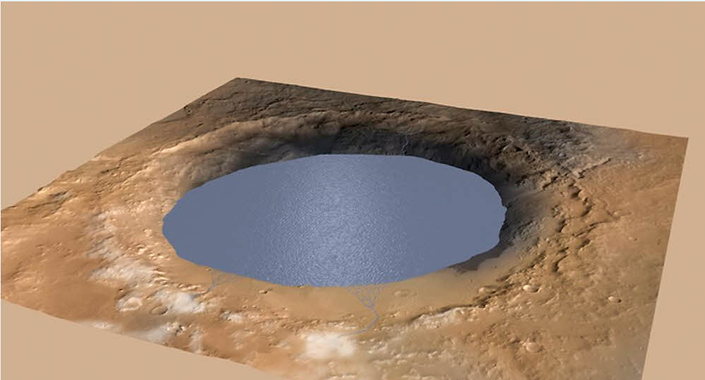 Mars'ta su sevinci-1
