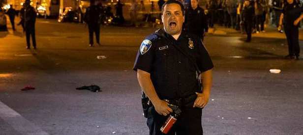 ABD polisinden protestocuya sert müdahale
