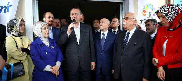 Erdoğan, TÜRGEV Emine Erdoğan Kız Yurdu’nun açılışına katıldı