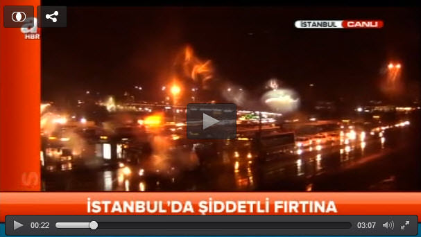 İstanbul‘da şiddetli yağış!-1