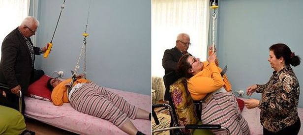 Hayata çelik halatlarla bağlanıyor
