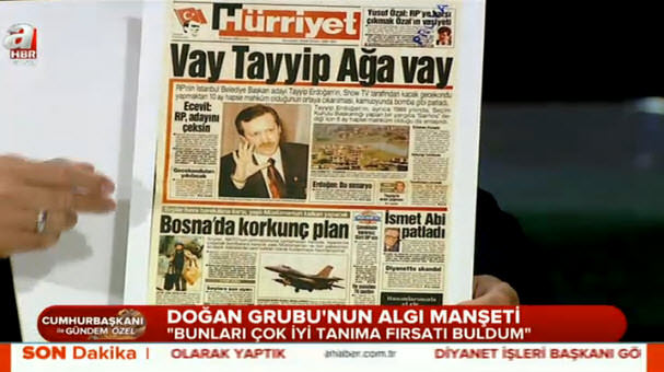 Erdoğan'dan Doğan medyasına sert tepki!-2