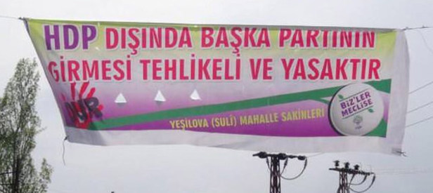 HDP’den tehdit dolu bir afiş daha!