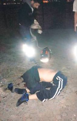 Denize atladı karaya düştü