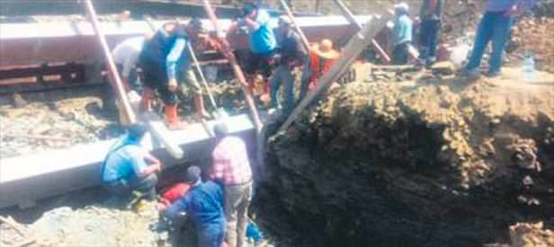 Baraj inşaatında göçük 1 kayıp