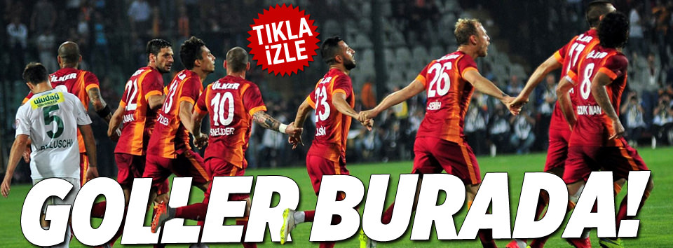 Goller burada! (Tıkla izle)