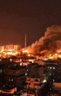 Katil İsrail Gazze'ye hava saldırısına başladı