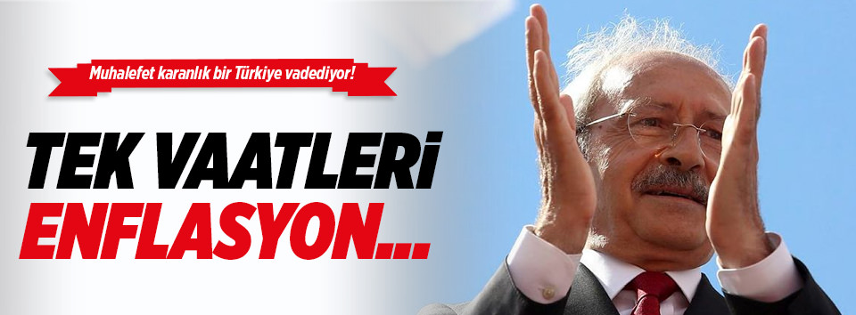 Muhalefet karanlık bir Türkiye vadediyor!