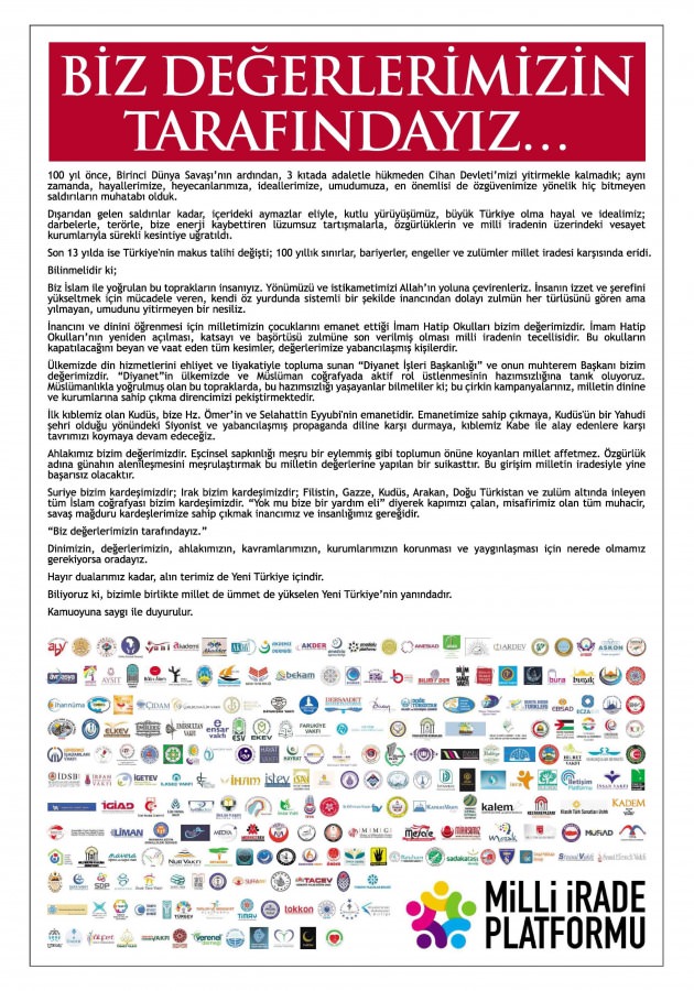 AK Parti'ye tam sayfa destek verdiler-1