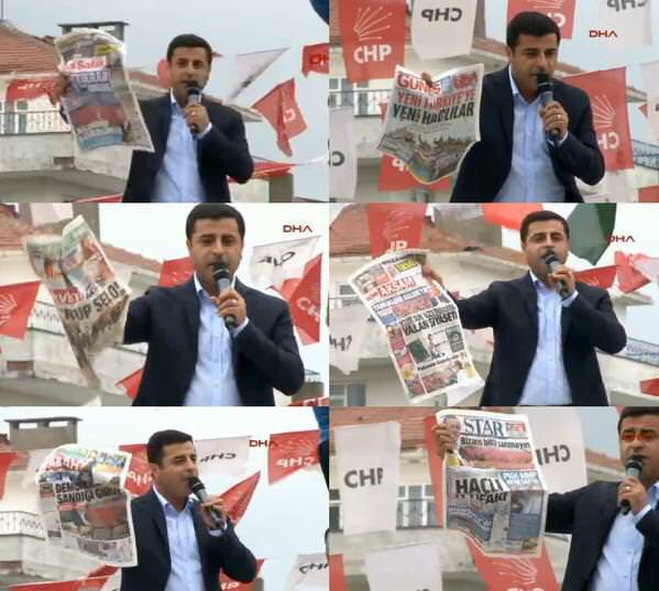 Demirtaş özgür basını PKK'ya hedef yaptı-1