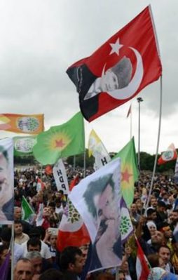 HDP'nin kutlamasında ilginç görüntüler