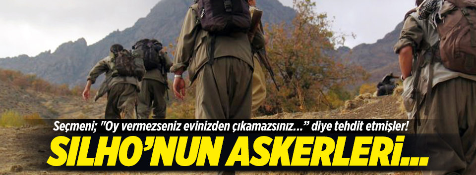 HDP halkı tehdit ederek oy aldı!