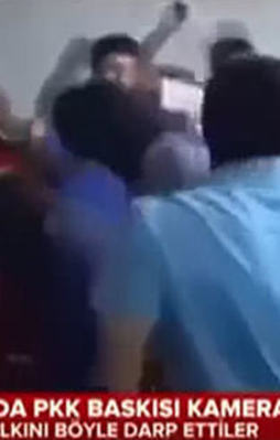 PKK'nın silahlı tehdidi kamerada