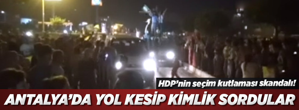 HDP'den skandal kutlama