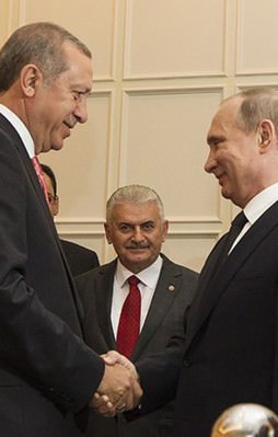 Cumhurbaşkanı Erdoğan Putin ile görüştü
