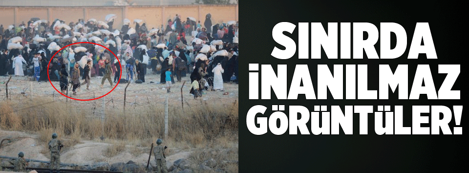 Sınırda inanılmaz kare!