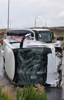 İzmir'de korkunç kaza: 46 yaralı!