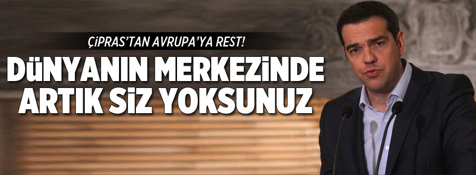 Çipras’tan Avrupa’ya rest!