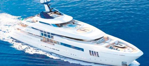 Yüzen saray Bodrum'da