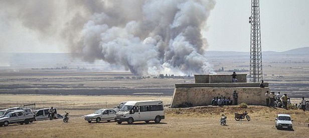 Kobani’ye bomba yüklü araçlarla saldırı