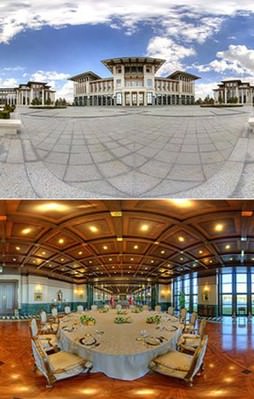 Cumhurbaşkanlığı Sarayı "sanal tur"a açıldı