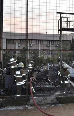 Hastanede korkutan yangın!