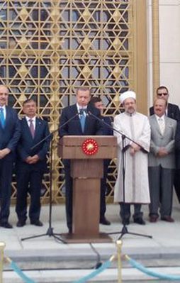 Erdoğan Beştepe Millet Camii'ni açtı