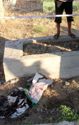 Mezarlıkta esrarengiz olay!