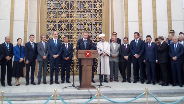 Erdoğan Beştepe Millet Camii'ni açtı