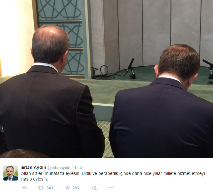 Cuma namazını beraber kıldılar