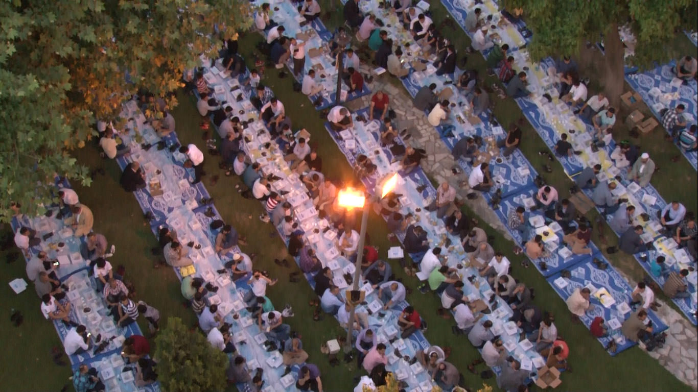 Medine usulü yer sofrası iftarı-3
