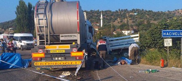 Manisa’da trafik kazası: 15 ölü