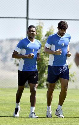 Eto'o takımla çalıştı