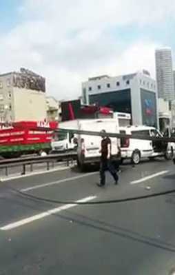 İstanbul'da inanılmaz kaza