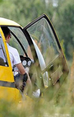 Ekmek almaya helikopterle gitti!