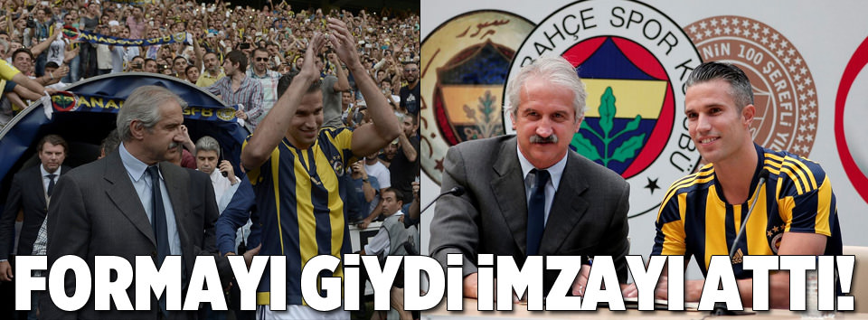 İşte Van Persienin forma numarası!