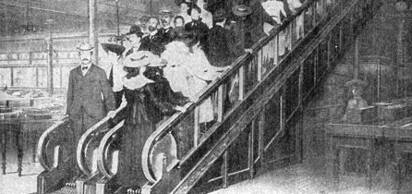 Jesse W. Reno tarafından yürüyen merdivenin patenti alındı.