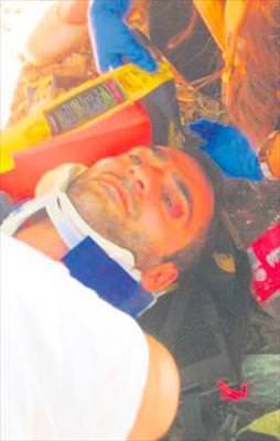 Kask hayat kurtardı