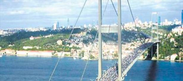 Boğaz Köprüsü'nde Venus şov