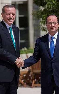 Hollande'dan Erdoğan'a taziye telefonu