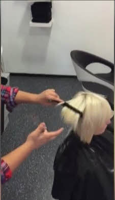 Ninja kuaförden sıradışı saç kesimi