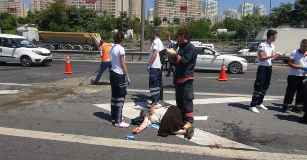 TEM'de zincirleme kaza: 13 yaralı