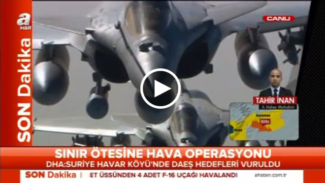 Sınır ötesine hava operasyonu!