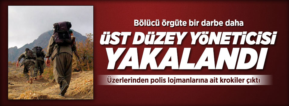 PKK'nın üst düzey yöneticisi yakalandı