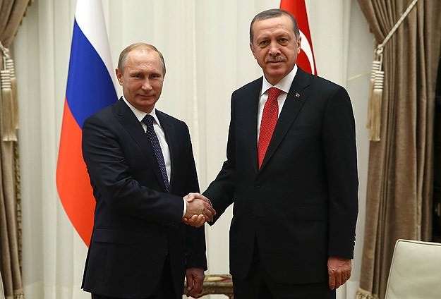 Cumhurbaşkanı Erdoğan Putin ile görüştü