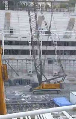 Vodafone Arena'da iskele çöktü! Yaralılar var